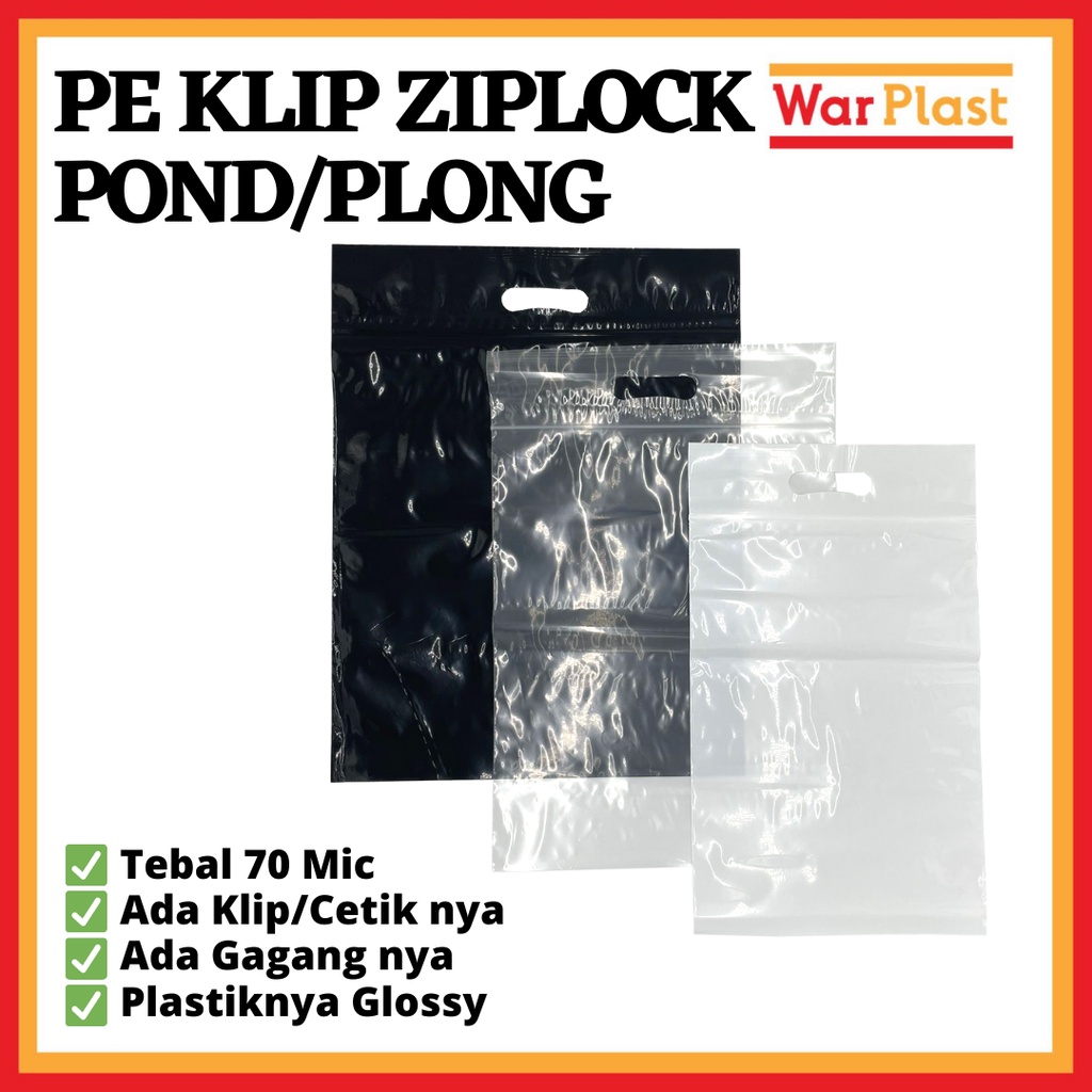 Plastik klip pond/plong - Image 2
