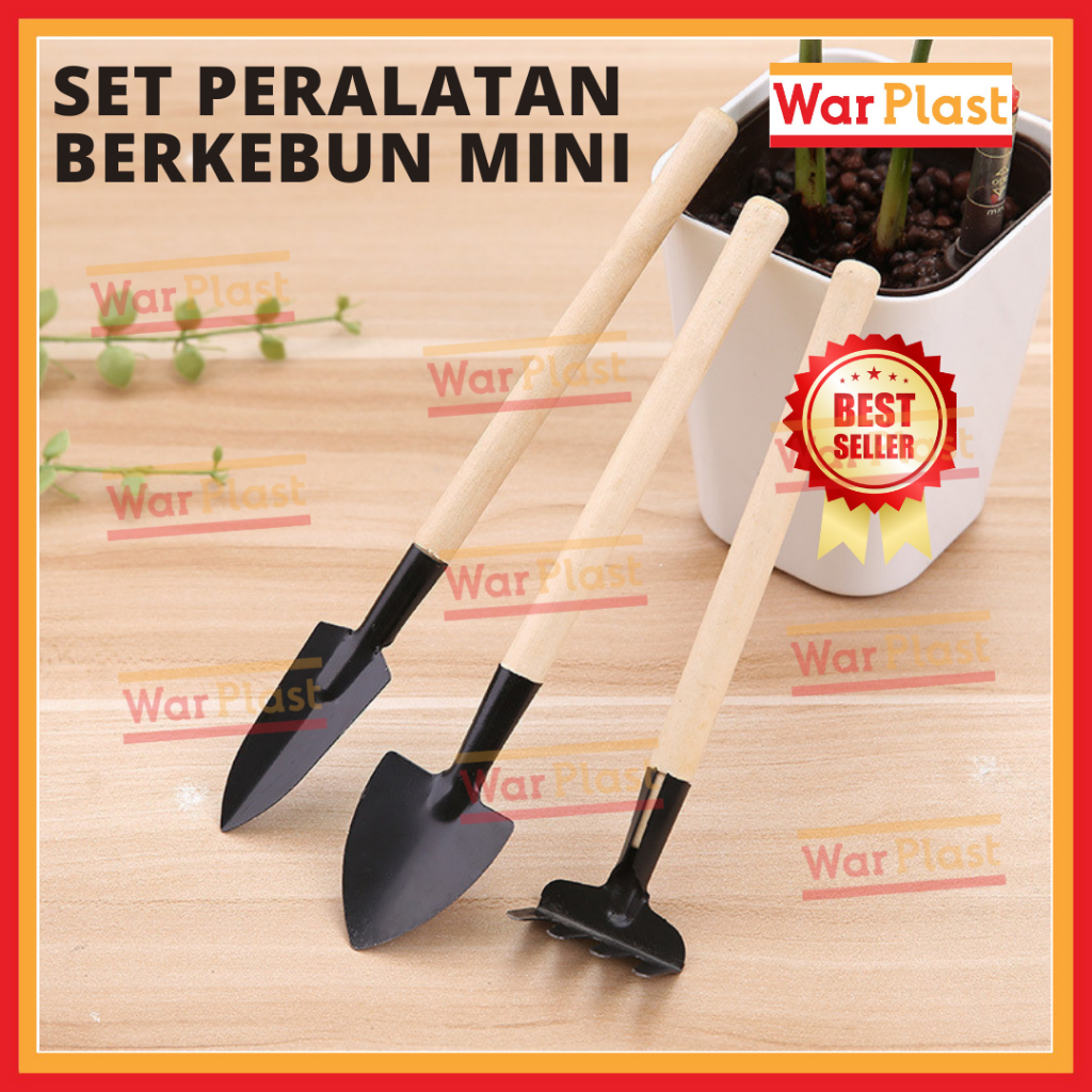 1 Set Alat Berkebun Mini (Garpu, Sekop, Cangkul) - Image 7