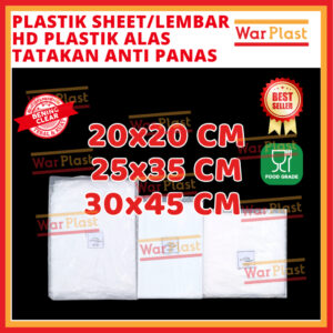 Plastik Tatakan/Alas Makanan HD Bening