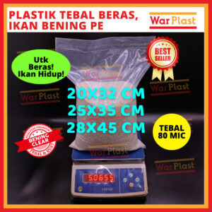 Plastik PE Bening Kantong