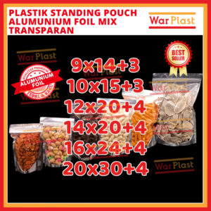 Plastik Standing Pouch Alumuniun Foil