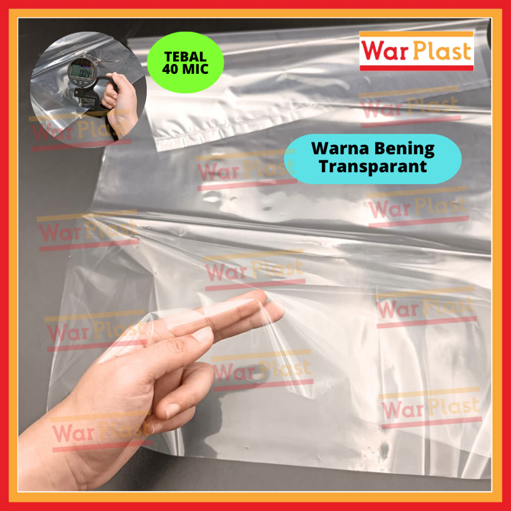 Plastik PP Bening Sikemas Tebal Ukuran Besar 60x100 | 50x75 | 45x65 | 40x60 | 30x45 | 30x50 Premium - Image 2