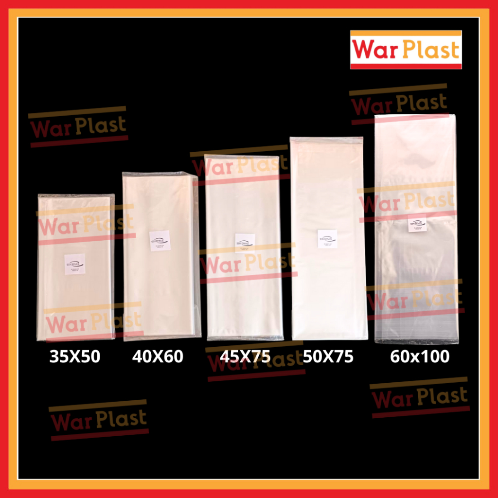 Plastik PP Bening Sikemas Tebal Ukuran Besar 60x100 | 50x75 | 45x65 | 40x60 | 30x45 | 30x50 Premium - Image 6