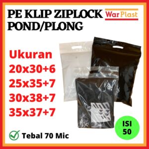 Plastik klip pond/plong