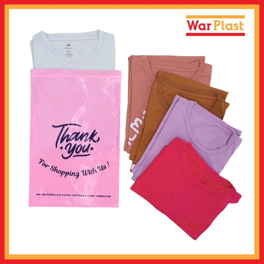 Plastik Motif Thank You dan Unboxing Polymailer Motif Thank You dan Unboxing Tebal Premium Murah - Image 2