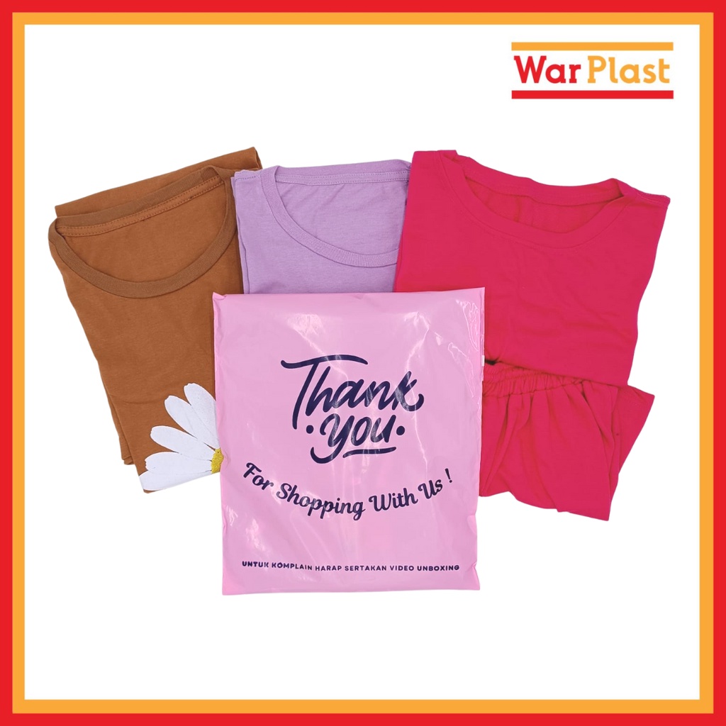 Plastik Motif Thank You dan Unboxing Polymailer Motif Thank You dan Unboxing Tebal Premium Murah - Image 3