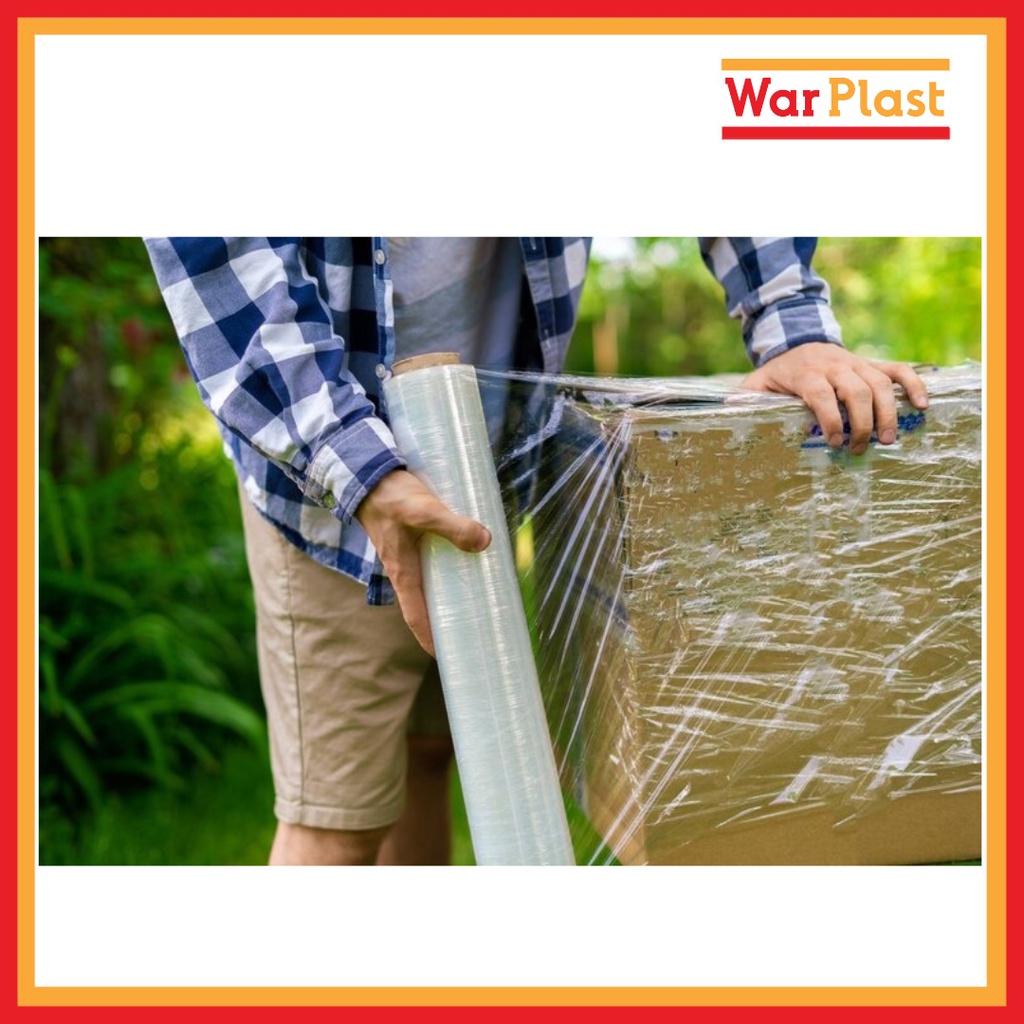 Plastik Wrapping Stretch Film 5cm Bening Clear Tebal Lengket Premium Satuan - Image 4