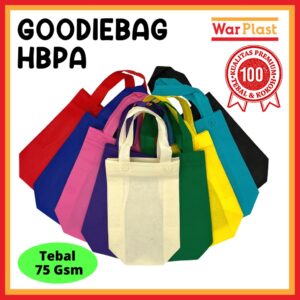 Tas Spunbond Box 35x40 cm Goodie Bag Alas Kotak tas belanja tas souvenir promosi ultah tas kain polos