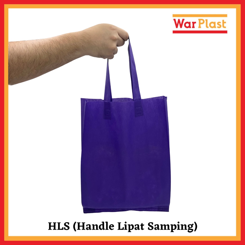 Tas Kain Spunbond Goodie Bag Tote Bag Tali Ukuran Jumbo Besar Kecil 25x35 , 30x40 , 38x45 Untuk Kantong Belanja Lipat Souvenir Tas Ultah Hampers Tas Baju - Image 2