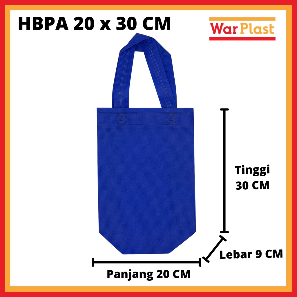 Tas Spunbond Box 35x40 cm Goodie Bag Alas Kotak tas belanja tas souvenir promosi ultah tas kain polos - Image 5