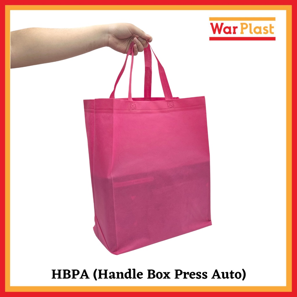 Tas Spunbond Box 35x40 cm Goodie Bag Alas Kotak tas belanja tas souvenir promosi ultah tas kain polos - Image 3