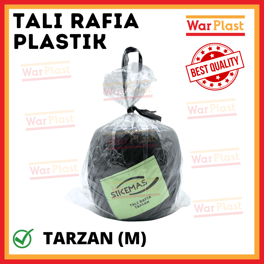 Tali Rafia Gulungan Besar 1kg Tali Plastik Hitam Tebal Kuat - Image 4
