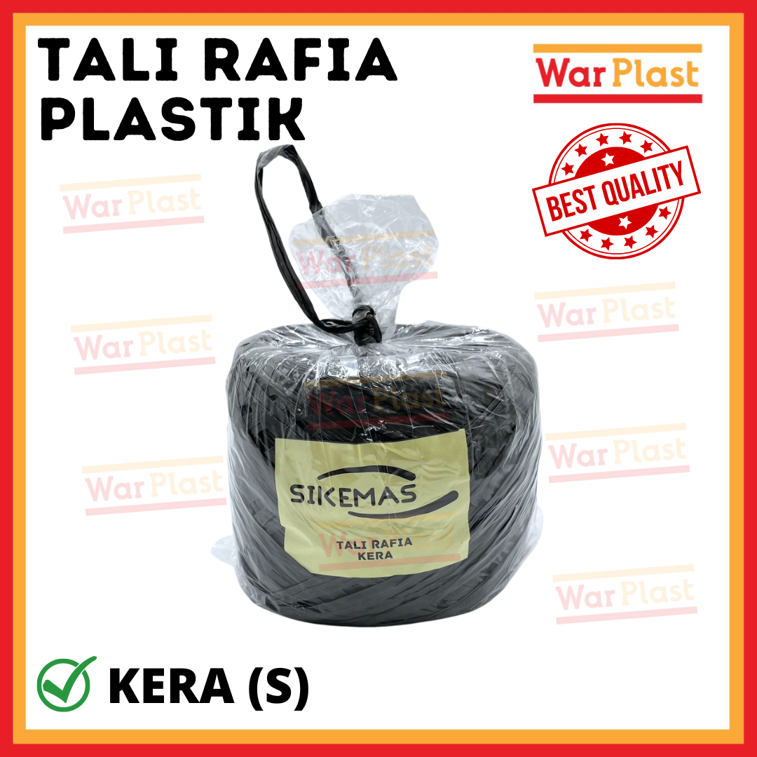 Tali Rafia Gulungan Besar 1kg Tali Plastik Hitam Tebal Kuat - Image 5
