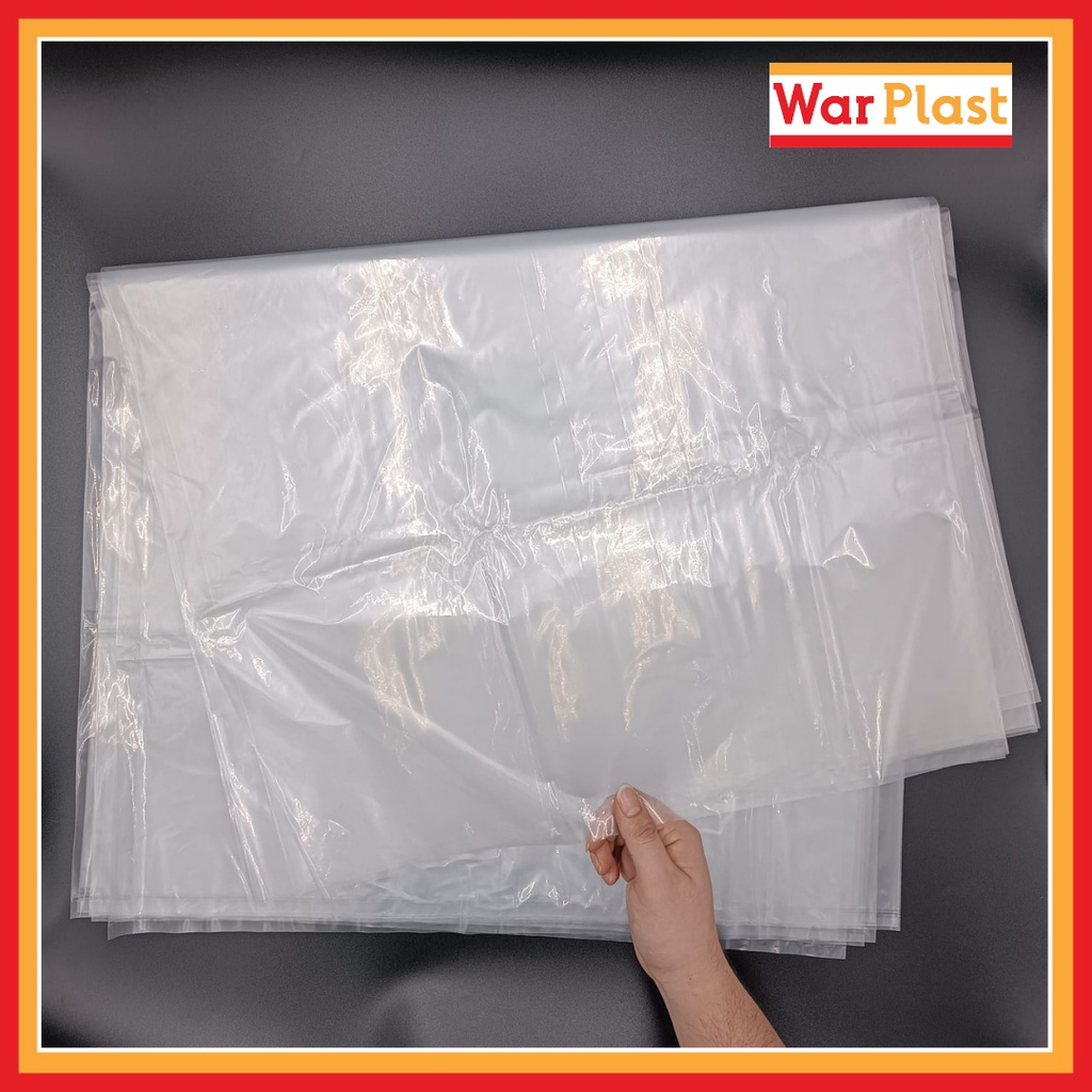 Plastik JUMBO 120x200cm & 90x120 TEBAL PE Anti Sobek Bocor Air Karung Bening Plastik Laundry Besar - Image 3