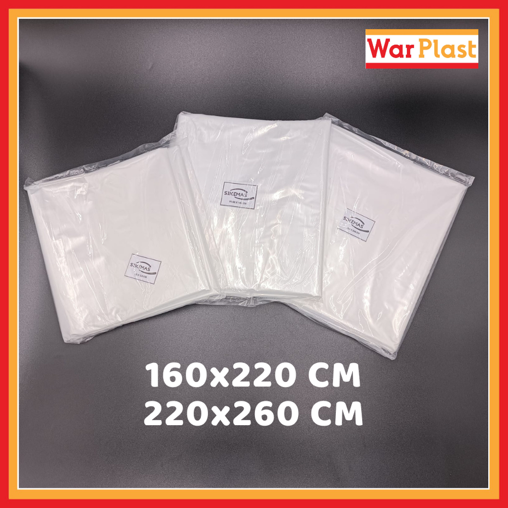 Plastik SUPER JUMBO 160x220cm & 220x260 TEBAL PE Anti Sobek Bocor Air | Karung Bening Plastik Ranjang Kasur Besar - Image 6